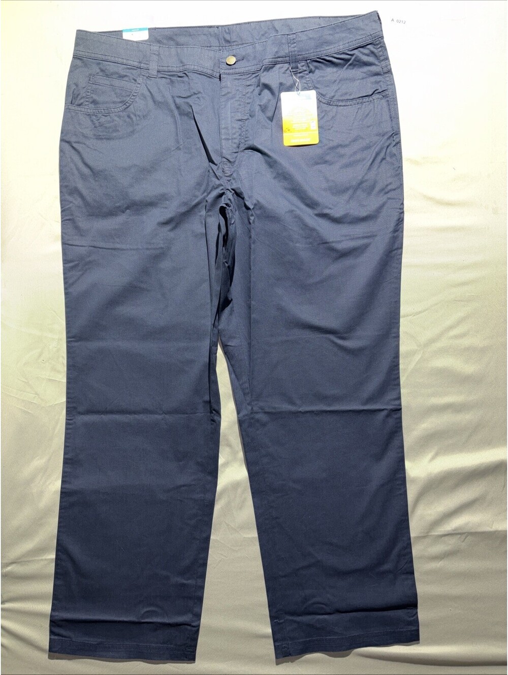 NWT Columbia Omni Shade Pants Mens 40x30 Outdoor Sun Protection Blue $50 MSRP